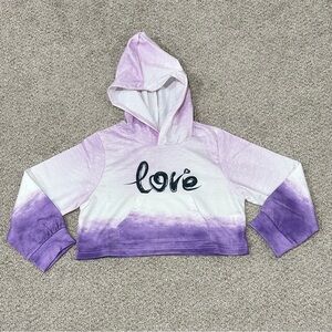 Toddler Girls Love Pullover Kangaroo Hoodie